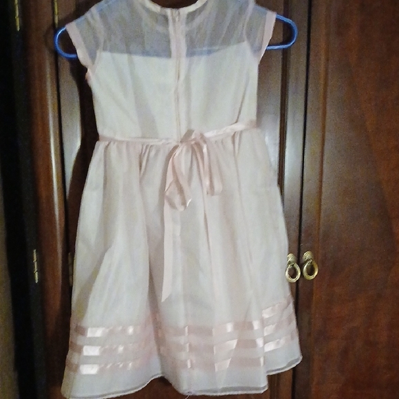 Little Miss Elegant Pink and White Formal Dress - Picture 2 of 5